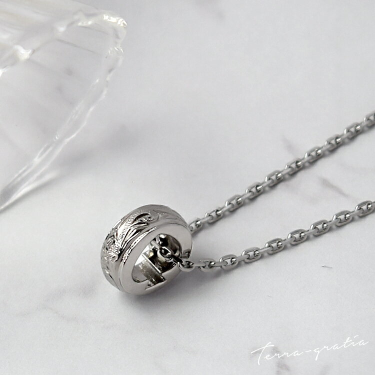 ハワイアンジュエリー ネックレス ステンレス レディース メンズ 男女兼用 バレルモチーフ スペード 金属アレルギー対応 サージカルステンレス316L つけっぱ...