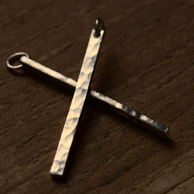 ツチめのペンダント(細) ペアペンダント ハンドメイド オーダー シルバー シンプル 上品 おしゃれ Silver 950 マモる 手作り 手づくり ダイヤモン...