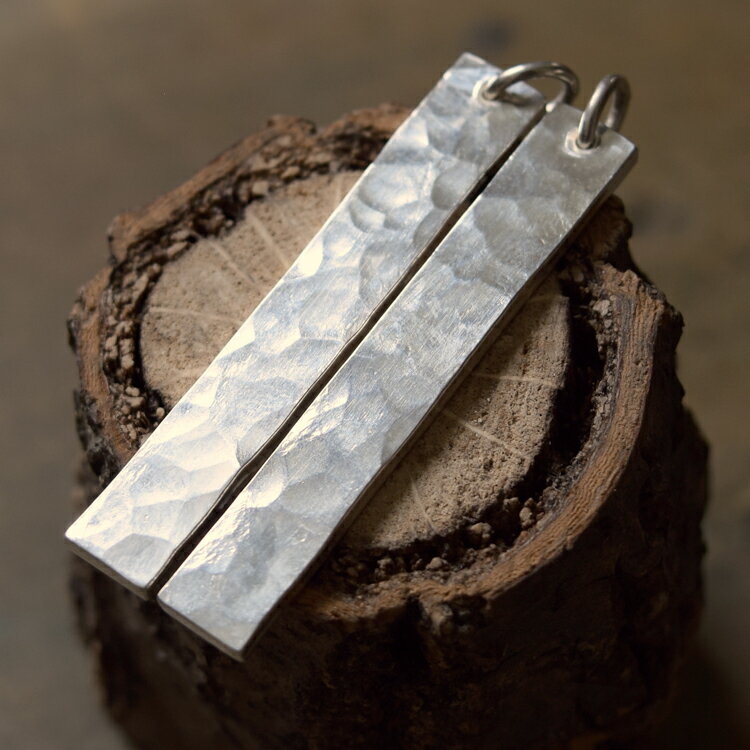 ツチめのペンダント(中) ペアペンダント ハンドメイド オーダー シルバー シンプル 上品 おしゃれ Silver 950 マモる 手作り 手づくり ダイヤモン...