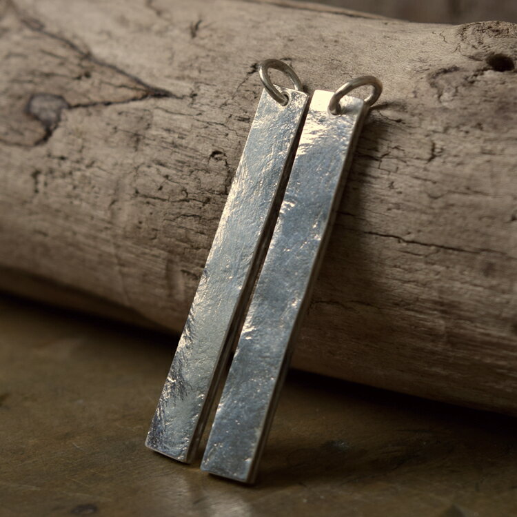 タタきのペンダント(中) ペアペンダント ハンドメイド オーダー シルバー シンプル 上品 おしゃれ Silver 950 マモる 手作り 手づくり ダイヤモン...