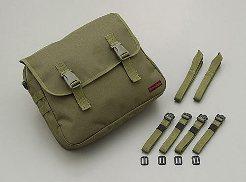 デイトナ（DAYTONA） HenlyBegins(ヘンリービギンズ) サドルバッグ MIL グリーン 10L 90557