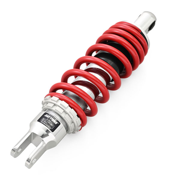 デイトナ DAYTONA コンフォートリアショック マジェスティS（'14〜'20）用 クロームメッキボディ/レッ..