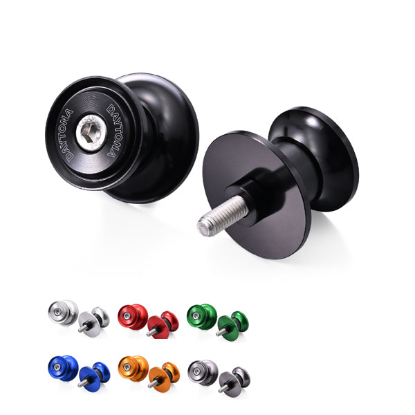 Rakuten - デイトナ DAYTONA スイングアームスプール ナイロングリップ M6 全7色 61525／61527／61529／61531／61533／61535／61537