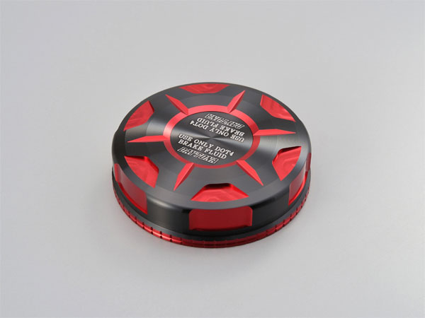 デイトナ（DAYTONA） マスターシリンダータンクキャップ NISSIN Φ59 レッド 92727