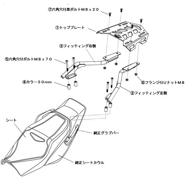 �ǥ��ȥ� DAYTONA CB1300SF/SB/SF SP/SB SP��'10��'25���� �ޥ�������󥰥���ꥢ�ʥꥢ����ꥢ�� 75673