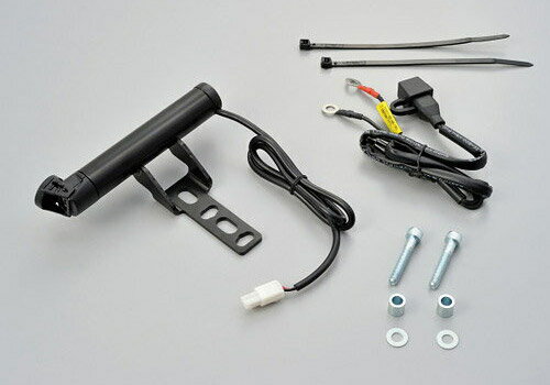 デイトナ（DAYTONA） マルチバーUSB電源5V2.1A typeA マスターシリンダークランプタイプ ショート 93380