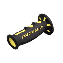 デイトナ(DAYTONA) PRO-GRIP #601 スーパーバイクグリップ (イエロー/ブラック) 耐震GEL エンド貫通 98026