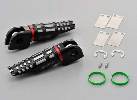 デイトナ（DAYTONA） PREMIUM ZONE アルミビレットステップバー ライダー側ステップセット 【PZR-03】 KAWASAKI車用 96559