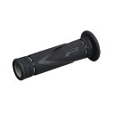 デイトナ(DAYTONA) PRO-GRIP スーパーバイクグリップ#838 耐震GEL (ブラック/グレー) エンド貫通 98156
