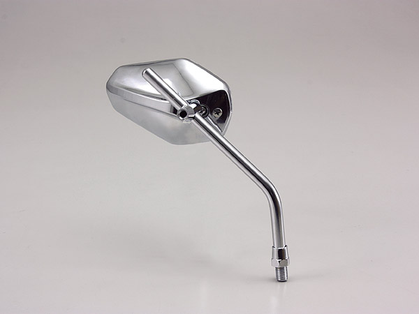 ハリケーン（HURRICANE） オクタゴンミラー クロームメッキ(取付ネジ M10正) 1個売り HA6228C-01