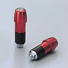 Rakuten - ハリケーン HURRICANE φ22砲弾型アルミサイドキャップ レッドアルマイト HB0302R