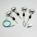 ハリケーン HURRICANE TW200(-98 4CS1-3/5)(角型ライト車)用 ミニブレットウインカーkit クリアレンズ HA5301C-02