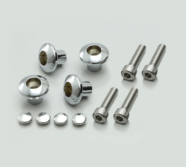 ハリケーン HURRICANE M8アクセント フック 4個入 クロームメッキ HN1207C