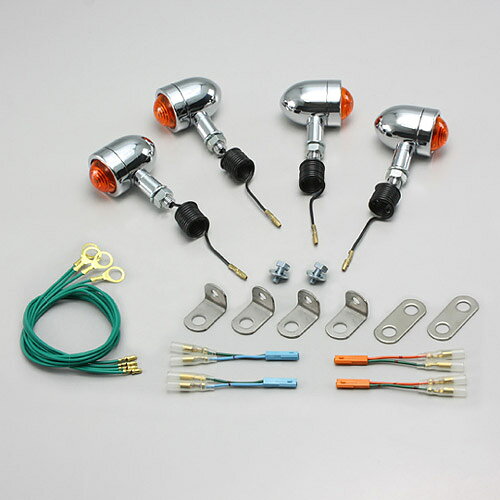 Rakuten - ハリケーン HURRICANE モンキー（09-16 AB27-1900001-）(FI車)用 ミニブレットウインカーkit オレンジレンズ HA5319-01