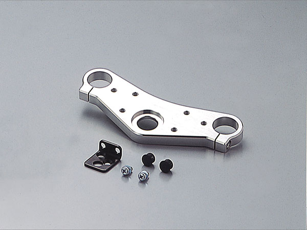 ハリケーン HURRICANE NS50F / AERO 87-91 AC08 バーハンドル用 ジュラルミン トップブリッジ ポリッシュアルマイト HT0524-11