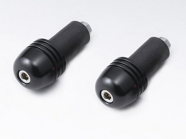 Rakuten - キジマ KIJIMA バーエンドキャップ ビッグヘッド アルミ（汎用タイプ） ブラック 204-1340