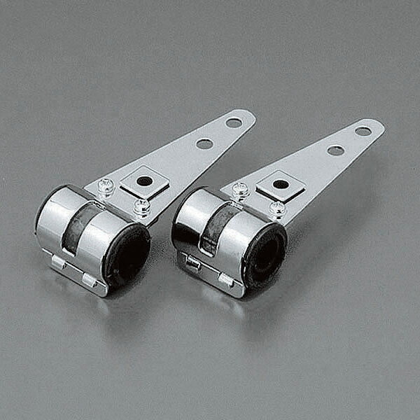 キジマ（KIJIMA） ヘッドライトステー ロング/メッキ D27-39mm L130 205-0271