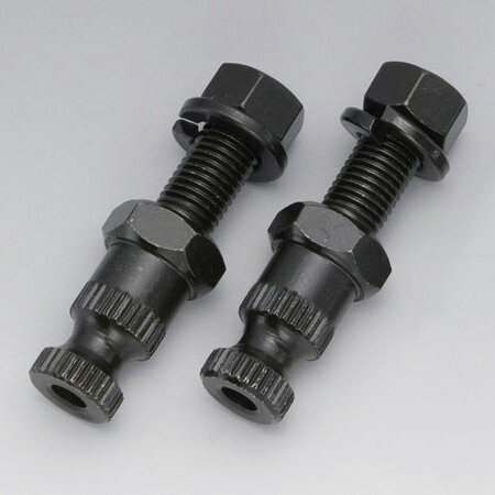 ●スチール製 ■備考 ネジ径10×全長56×首下26mm　ブラック　2個SET ※この商品はお取り寄せとなります。商品出荷の目安はご注文日より3～7営業日後となります。　