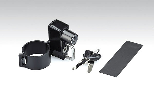 キジマ（KIJIMA）ハーレー ダイナモデル 2006y-用 パイプ用 クランプ式 ヘルメットロック 38mm HD-05147