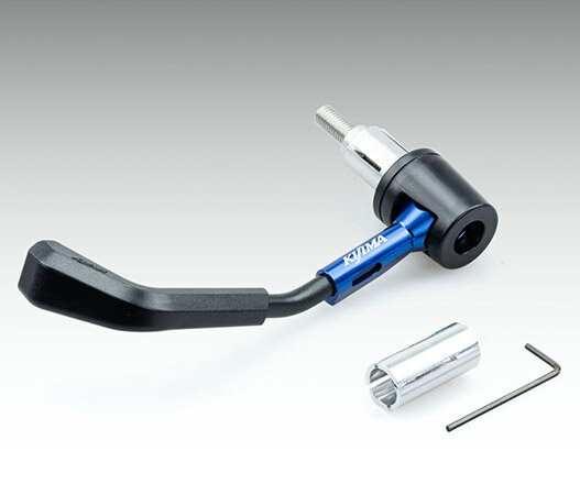 キジマ KIJIMA レバーガード 左側用 タイプR 14/16/18mm対応 ブルー 204-2165