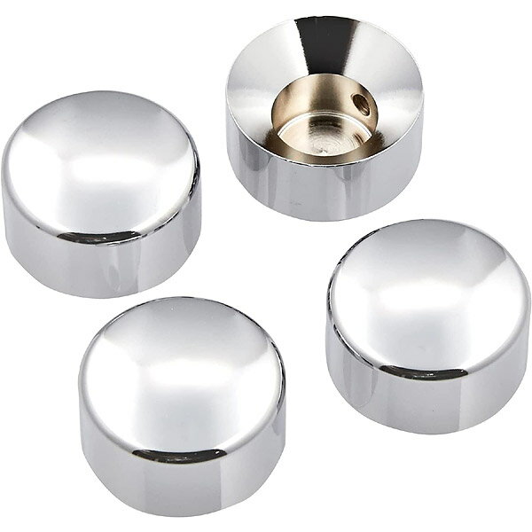 Rakuten - キジマ KIJIMA ビレットヘッドボルトカバー アルミ製 クロームメッキ HD-05914