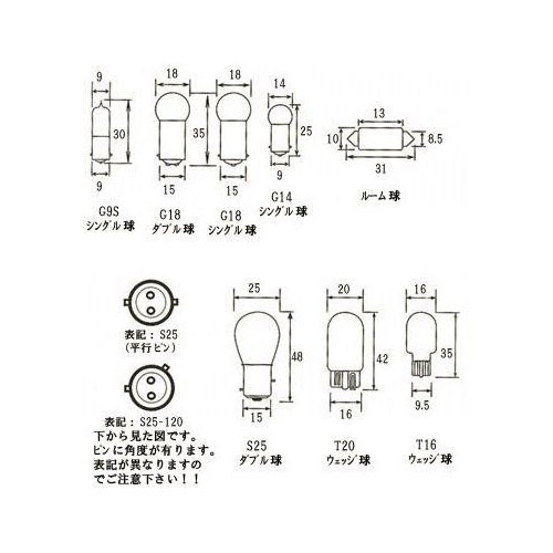 ������ KIJIMA �Х�� ���󥰥� ����С� G18 12V/23W 2��SET 217-6005