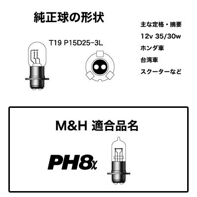 M��H�ޥĥ��� �Х����ӡ��� PH8x 12v 35/30w ��B2���ꥢ�� 89B2C