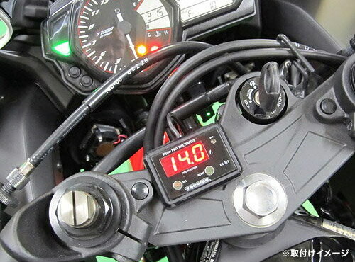 即納 プロテック DG-Y09 YZF-R25['15〜'17 RG10J]／YZF-R3['15〜'17 RH07J]専用精密燃料計 デジタルフューエルマルチメーター（フューエルメーター） 11531