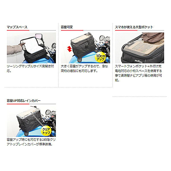 タナックス（TANAX） スマートタンクバッグM MFK-176