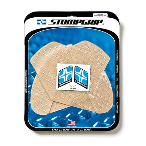STOMPGRIP トラクションパッドキット カワサキ ZX10R 11-23モデル用[クリアー]55-10-0040C(55-3-012)／[ブラック]55-10-0040B(55-3-012B)
