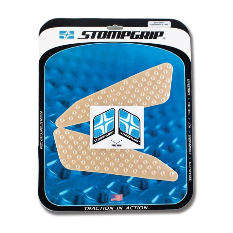 STOMPGRIP トラクションパッドキット BMW F650GS 00-07／G650GS 08-15／G650GS SERTAO 08-15モデル用[クリアー]55-10-0093C／[ブラック]55-10-0093B