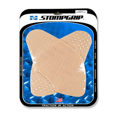 STOMPGRIP トラクションパッドキット DUCATI MONSTER 14-20モデル／SUZUKI V-STROM 650 17-22モデル用[クリアー]55-10-0124C／[ブラック]55-10-0124B