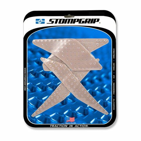 STOMPGRIP トラクションパッドキット カワサキ Z125 17-23モデル用[クリアー]55-10-0137C／[ハイブリッド]55-10-0137H／[ブラック]55-10-0137B