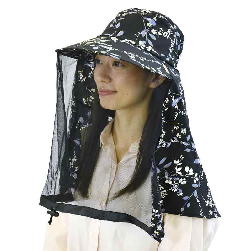 Rakuten - [あぐるみ] 日よけ帽子ブレス 虫よけネットフードレディース