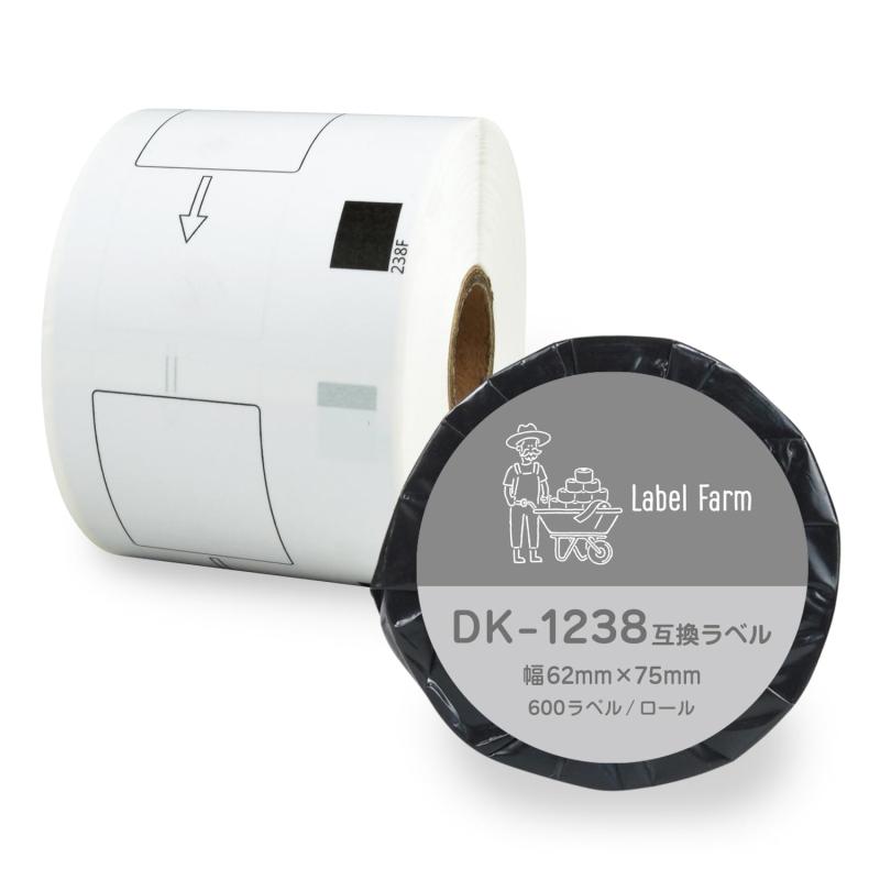 Rakuten - 【ラベルファーム】DK-1238 食品表示ラベル ブラザー対応 DKテープ 互換ラベル用紙 文具用品 オフィス用品 感熱紙 防水