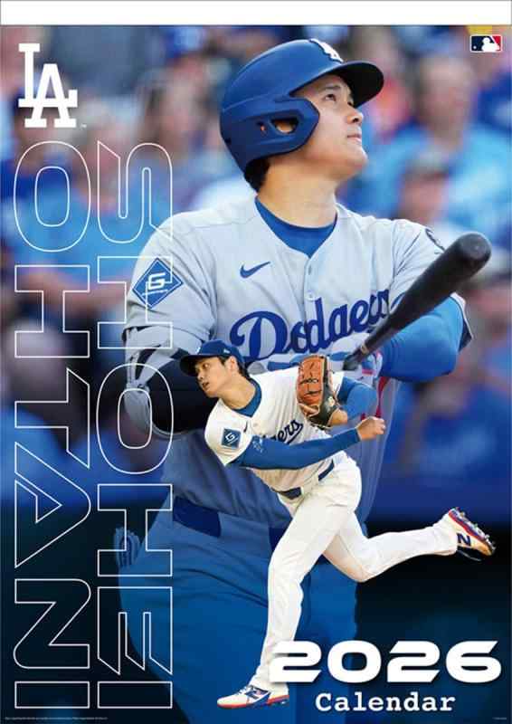 乐天商城 - エンスカイ 大谷翔平 2026年カレンダー B2 CL-551