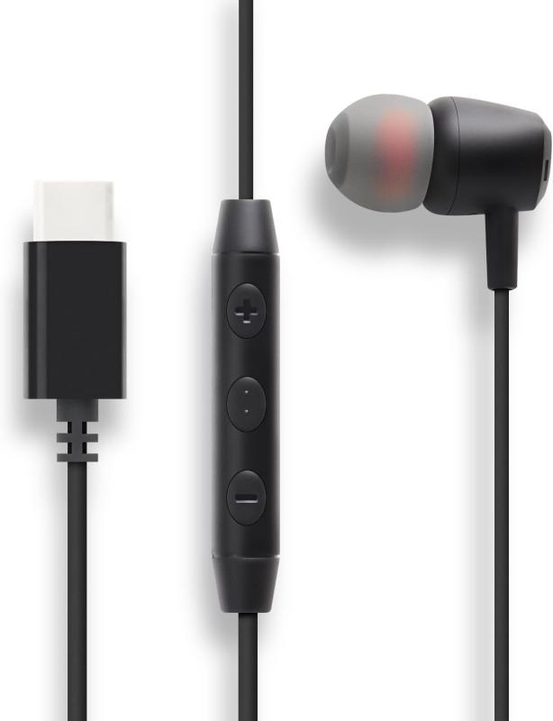 Type-C ステレオ 片耳イヤホン USB-C 有線 イヤホン ケーブル カナル型 寝ホン 寝ながらイヤホン シリコン イヤーピース リモコン 音量調整 マイク付き イヤホンマイク リモートワーク テレワ terracestore-10026869 テラスストア パッケージ画像