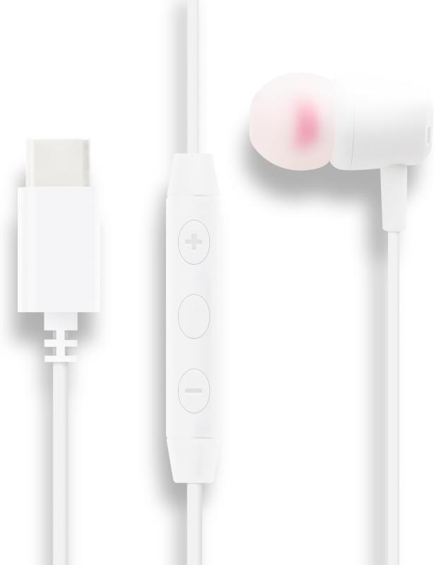 Type-C ステレオ 片耳イヤホン USB-C 有線 イヤホン ケーブル カナル型 寝ホン 寝ながらイヤホン シリコン イヤーピース リモコン 音量調整 マイク付き イヤホンマイク リモートワーク テレワ terracestore-10026869 テラスストア サンプル画像2