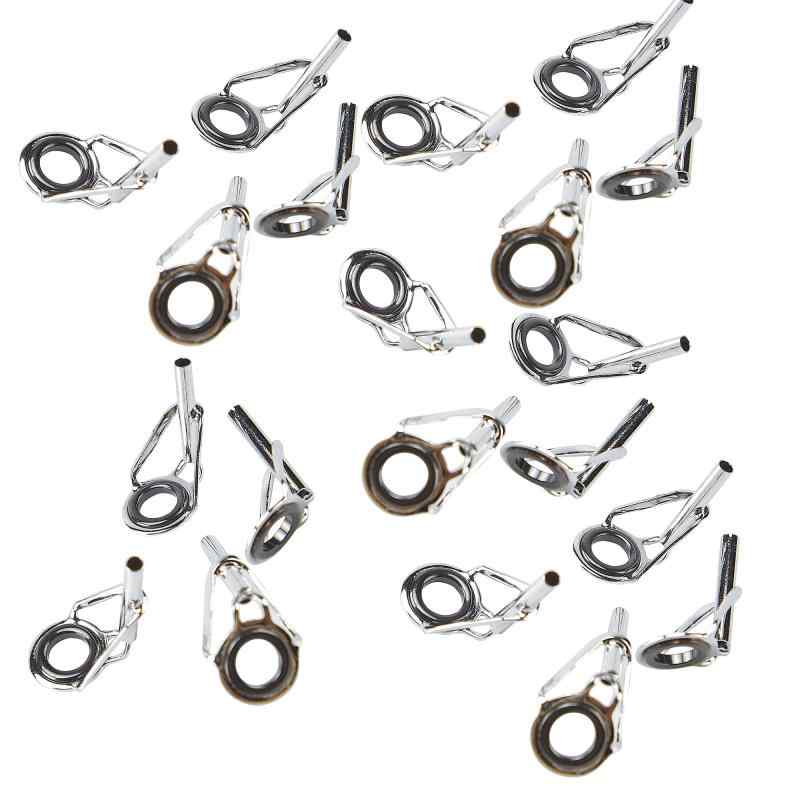 ステンレス製 釣り竿 ロッドガイド 修理キット, 穂先用 トップガイド 交換パーツ 30個 [並行輸入品]