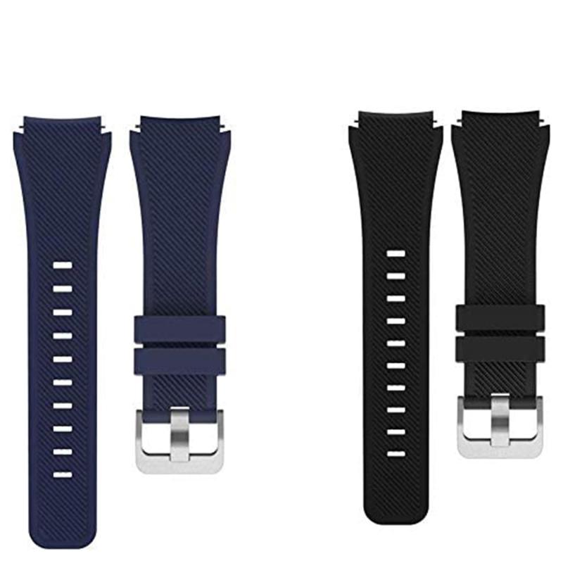 乐天商城 - [Lamshaw] for FOSMET P1 スマートウォッチ交換バンド, シリコン製バンド 22mm 防水腕時計交換ベルト 軽量 柔らか 替えベルト 対応 FOSMET P1 1.85インチ スマートウォッチ