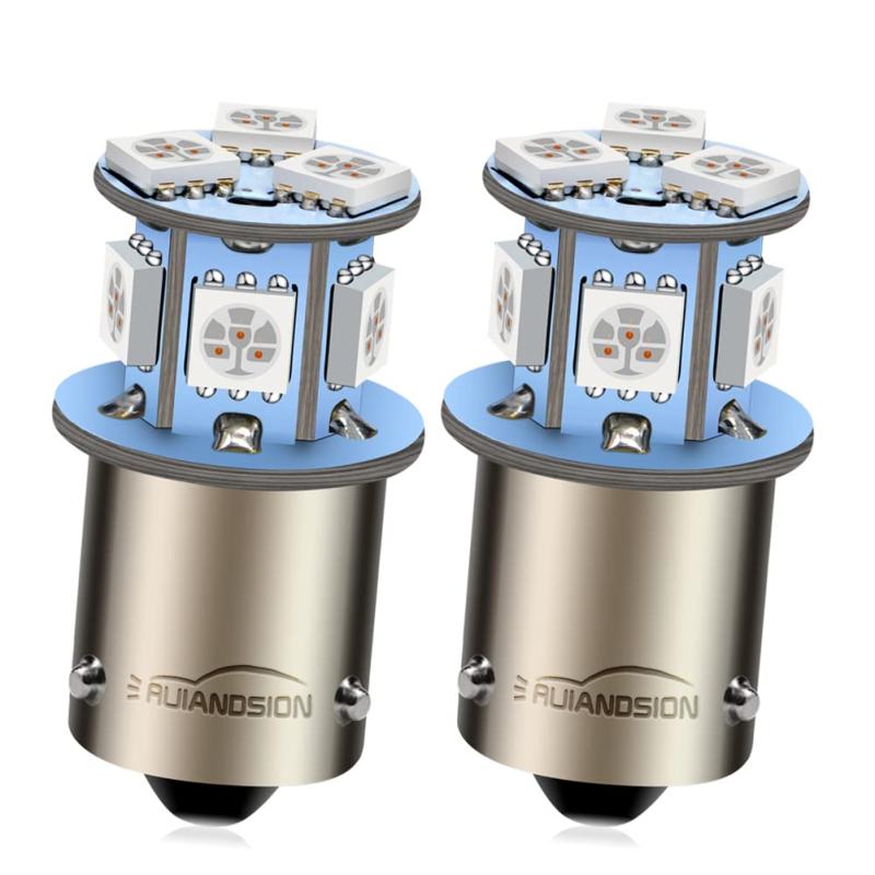 Ruiandsion 2個入り 6V S25 P21W 1156 S25 G18 BA15S 1157 BAY15D P21/5W BAU15S BA15D 1142 1076 1176 LED 電球