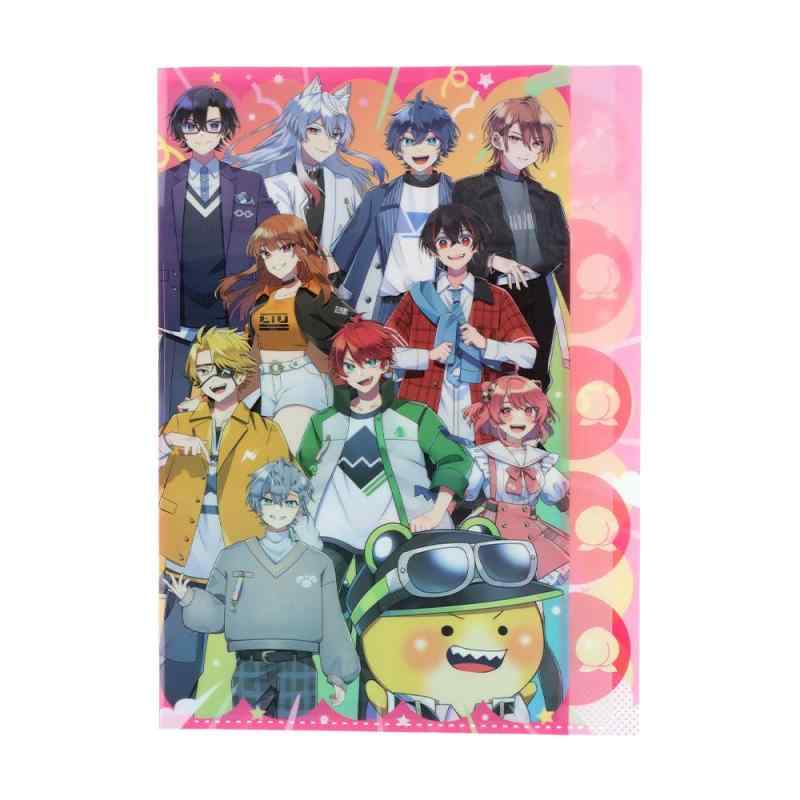 サンスター文具(Sun-Star Stationery) カラフルピーチ グッズ クリアファイル A4サイズ 5ポケット S2176408