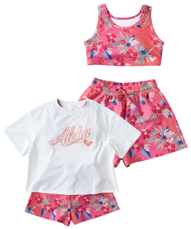 ROXY(ロキシー) ラッシュガードセットMINI HIBISCUS COVEガールズ