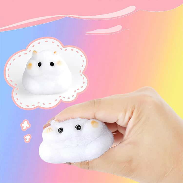 スクイッシーキット DIY スクイーシーシリコンキット スクイーズ手作りキット こども 子供 大人 モチモチ レジン アソート やみつき ストレス解消 グミ ソフト キッズ 子供 肉球モールド フロッキングパウダー付き スクイーズおもちゃ グッズ 握る スクイーズ 玩具 terrasofbelle-10003174 TERRAS of belle サンプル画像3