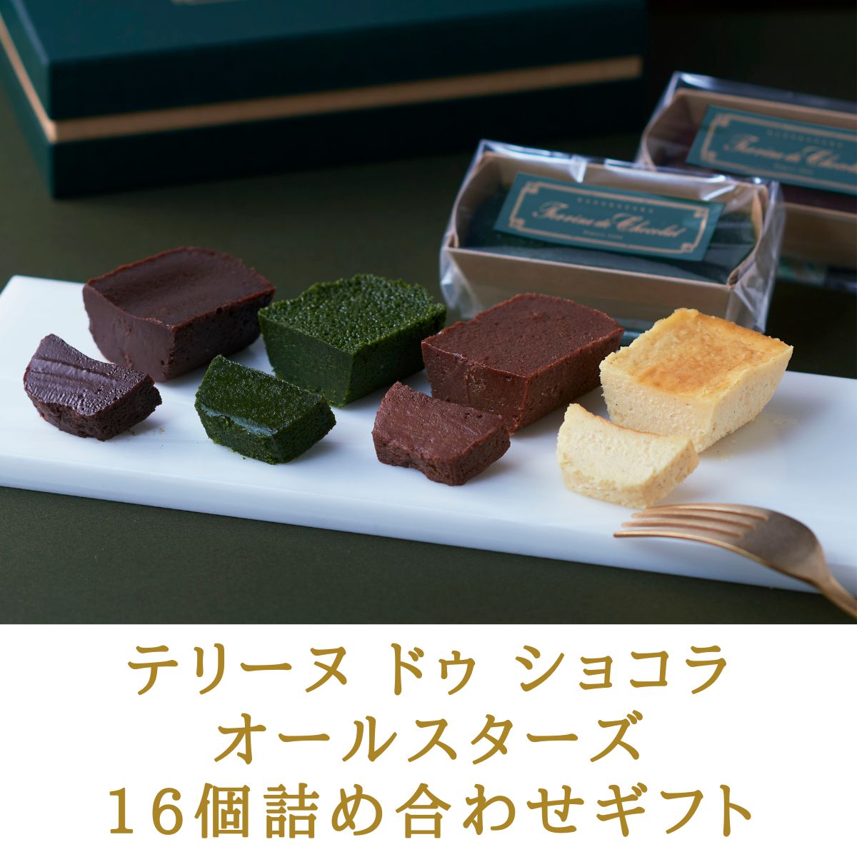 父の日 お中元 御中元 2025 テリーヌドゥショコラ オールスターズ16個詰め合わせチョコ 抹茶 チーズケーキ チョコバナナ ガトーショコラ チョコレートケーキ チョコレート 洋菓子 お菓子 高級 ギフト おしゃれ お取り寄せ スイーツ プレゼント 食べ比べ 個包装 2