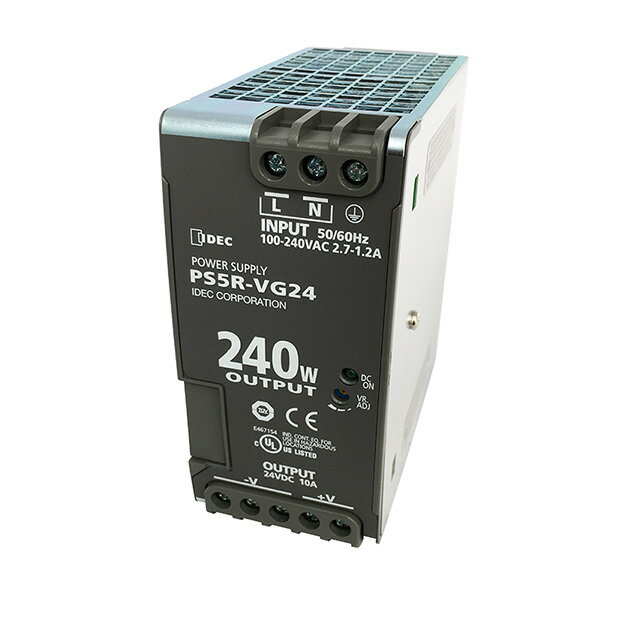 IDEC PS5R-VG24 スイッチング電源 DINレール取付 240W 24V AC100～240V