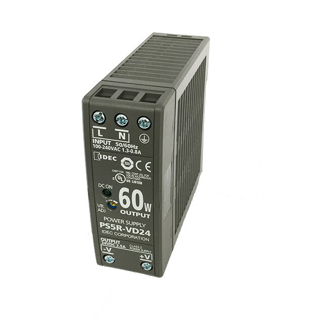 IDEC PS5R-VD24 スイッチング電源 DINレール取付 60W・24V AC100～240V