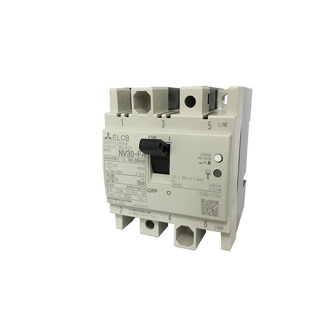 三菱電機 NV30-FA 3P 20A 100-200V 30MA 漏電遮断器