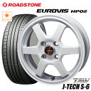 サマータイヤ 165/55R15 NEXEN ROADSTONE EUROVIS HP02 ネクセン ロードストーン ユーロビズHP02 トライアルファ ジェイテックS-6 TAW J-TECH S-6 4.5-15 4/100 ホワイト サクラ デイズ N-BOX スペーシア アルト タイヤ付ホイール4本セット