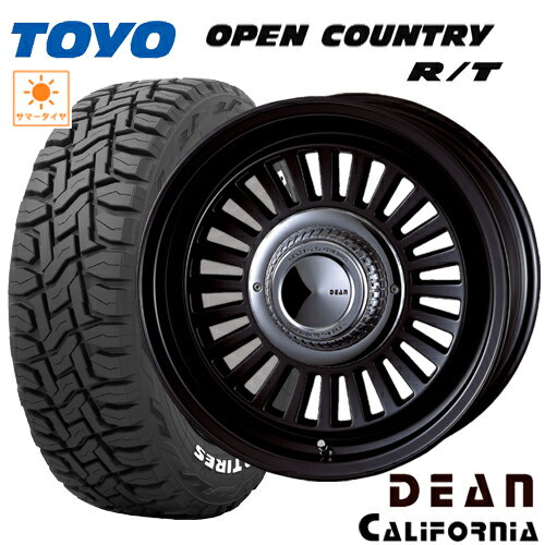 ޡ ۥ磻ȥ쥿 215/65R16 C 109/107Q TOYO OPEN COUNTRY ץ󥫥ȥ꡼ R/T ॽ ǥ ե˥ CRIMSON DEAN CALIFORNIA 6.0-16 5/139.7 ޥåȥ֥å ˡ եۥ4ܥå